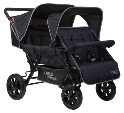 Produktbild von CHILDHOME Childwheels TWO BY TWO Geschwisterwagen