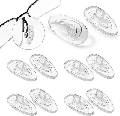 Produktbild von Famanu Neuspads Antirutsch - 5 Paar weiche Silikon-Neuspads für Brillen und Sonnenbrillen