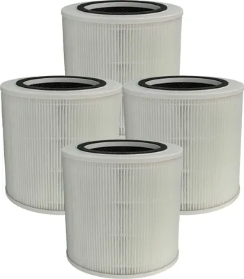 Produktbild von vhbw 4x Luftilter kompatibel mit Medion MD10171 Luftreiniger - Kombifilter Vorfilter + HEPA + Aktivkohle