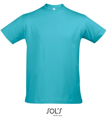 Image de SOLs 11500 | Imperial T-Shirt Hommes Unie - Couleur : Atoll Blue - Taille : XL