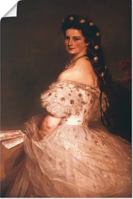 Produktbild von ARTland Poster Kaiserin Elisabeth von Österreich, 1865 Größe: 40x60 cm