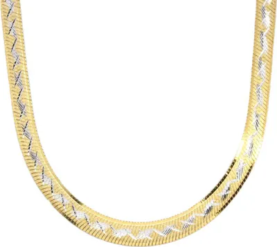Produktbild von Damen  Collier echt Silber 925 in bicolor