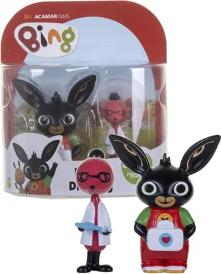 Obrázek produktu pro Sada 2 figurek králíků Bing a Doktorka Molly.