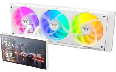 Obrázok produktu pre Thermaltake CL-W494-PL12SW-A, Vodné chladenie typu všetko v jednom, 12 cm, Biela