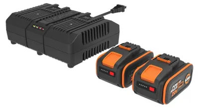 Image de Chargeur et batterie WORX, 20 V, 5 Ah Wa3260.j lithium-ion