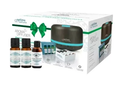 Produktbild von Gesundheitsset mit Diffusor und Diebessentialöl - 3er Set 10ml: Eukalyptusöl + Lavendelöl