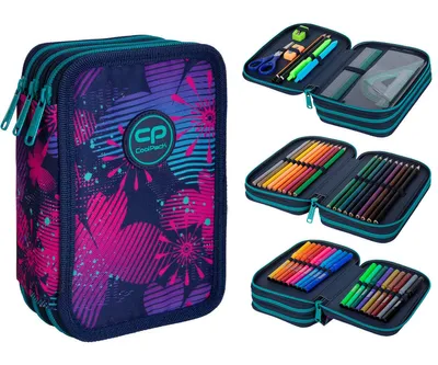 Produktbild von COOLPACK JUMPER 3 Gefülltes Federmäppchen Federmappe Schülermäppchen Federtasche Wishes Wunsch leicht bunt Kinder Mädchen
