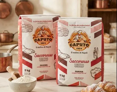 Produktbild von Set Caputo Farina Cuoco Chef Type 00 Italienisches Mehl 5 kg x2