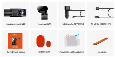 Zdjęcie produktu dla Wideorejestrator samochodowy Vantrue z LTE