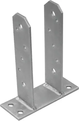 Produktbild von Pfostenträger 71x200mm verzinkt Anker