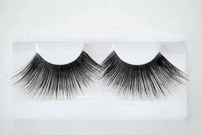 Produktbild von Wimpern Jumbo schwarz mit Kleber