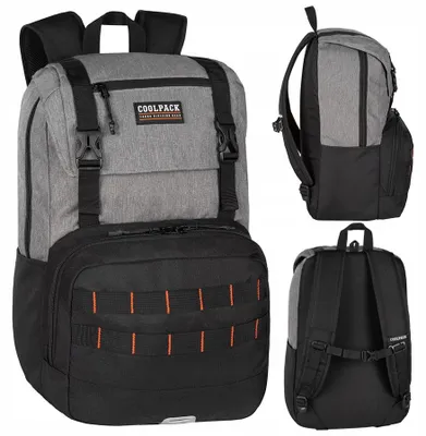 Produktbild von CoolPack Risk Grey/Black Jugendrucksack Laptopfach City