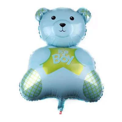Obrázok produktu pre Fóliový balón chlapček, medveď, cca 75 x 49 cm