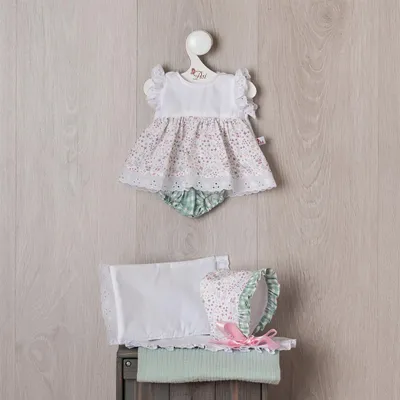 Produktbild von Asi Puppenkleidung Sommerkleid mit Hut - Cloe - Puppenoutfit