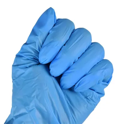Productafbeelding van Nitrilhandschoenen, poedervrij, maat S, 240 mm, geschikt voor precisiewerkzaamheden