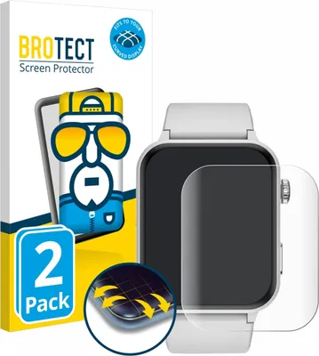 Produktbild von 2x BROTECT Fullscreen Schutzfolie für Iowodo R30Pro Displayschutz Folie Fullcover Klar Transparent