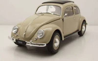 Produktbild von VOLKSWAGEN Classic Beetle 1950 Beige, WEL18040BEIGE, Maßstab1/18, WELLY