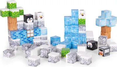 Image de MULTISTORE HC713659 Jeu de construction magnétique hiver, 97 pièces
