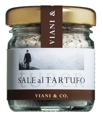 Produktbild von Viani & Co. Meersalz mit echter Sommertrüffel – Gourmet Trüffelsalz im Glas 40 g – edles Würzsalz für Pasta, Fleisch, Fisch & Feinschmecker