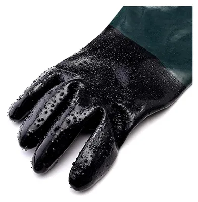 Produktbild von Ersatzarbeitsschutzhandschuhe zum Sandstrahlen, 60 cm, aus Gummi für Sandstrahlschränke