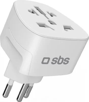 Obrázok produktu pre SBS TEADAPTCHWORLD, Typ J, Univerzálne, Priamy, Priamy, Typ A, Typ B, Typ C, Typ E (FR), Typ F, Typ G (VB), Typ I(RAK), Typ L(TAL), Typ N (BR), 100 - 250 V
