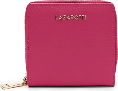 Produktbild von Lazarotti Leder Geldbörse Bologna Leather Zip Wallet With 6 Card Slots Hot Pink