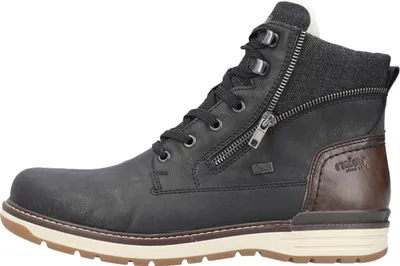 Obrázok produktu pre Rieker pánske šnurovacie topánky s ozdobným zipsom 39440, veľkosť:43 EU, farba:Black