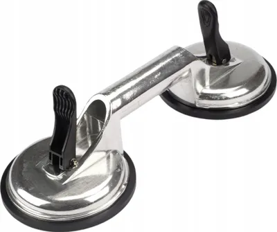 Immagine prodotto di Ventosa in alluminio e vetro, doppia, 120 mm