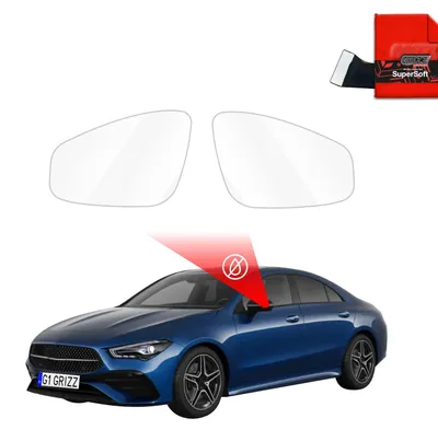 Produktbild von Regenschutzfolie für Außenspiegel - Mercedes CLA 200 (2025-2026) Grizz Protector