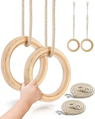 Immagine prodotto di Anelli da ginnastica - Anelli da ginnastica - Palestra - Anelli per ginnastica