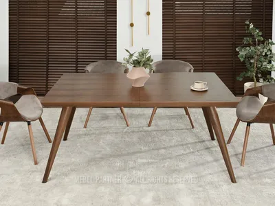 Obrázek produktu pro Jídelní stůl 160(260)x100 HARLY - ořech