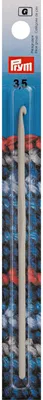 Häkelnadel ALU 14 cm, 4,0 mm, silberfarben, Aluminium
