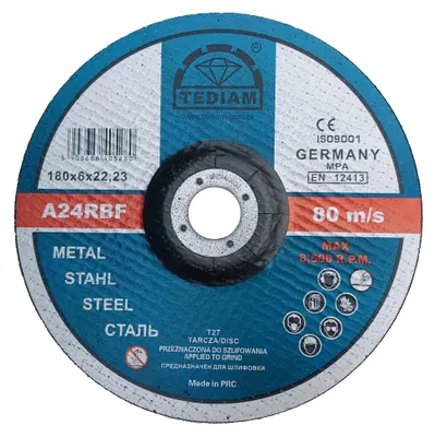 Produktbild von TEDIAM Schleifscheibe für Metall 180x6mm Korund