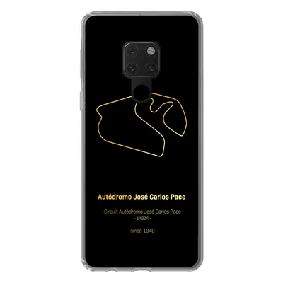 Produktbild von MuchoWow® Handyhülle Schutzhülle Hülle für Huawei P40 Lite Brasilien - F1 - Rennstrecke Silikon Softcase Handy Hülle - Handy
