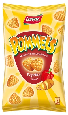 Immagine prodotto di Lorenz Pommels Snack di patate alla paprika dal gusto raffinato 75g