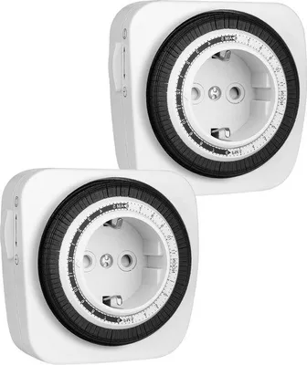 Immagine prodotto di Timer analogici a 96 segmenti - Presa timer meccanica - 16 A/3680 W -