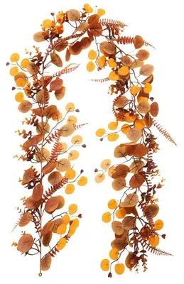 Produktbild von Herbstgirlande 1,75 m mit Herbstblättern, Deko für Innen & Außen