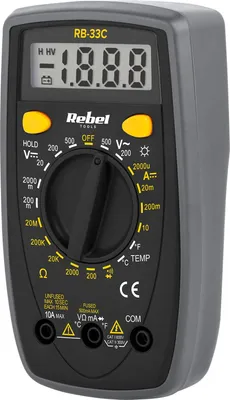 Obrázok produktu pre Digitálny multimeter REBEL RB-33C