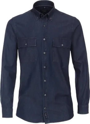 Produktbild von Casa Moda 1/1 Jeanshemd 423940400 B.D. Casual Fit Farbe: 101 blau Gr. M/50