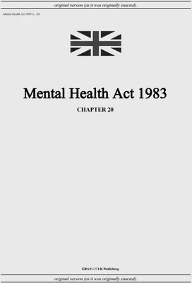 Produktbild von Mental Health Act 1983 (c. 20)