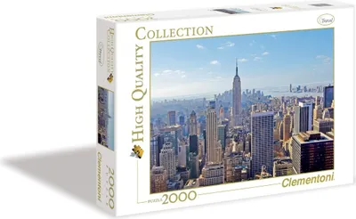 Produktbild von Clementoni New York Puzzle 2000 Teile Big Apple Panorama Puzzleteile High Qualit