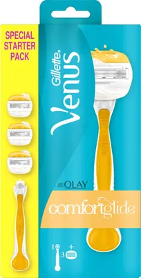Produktbild von Gillette Venus comfortglide Damenrasierer Rasierergriff & 3 Klingen