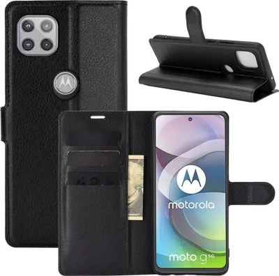 Produktbild von Motorola Moto G 5G Hülle - Coverup Klapphülle - Schwarz
