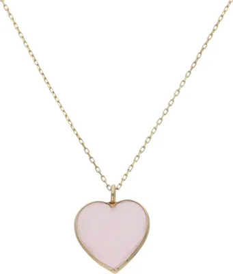 Produktbild von Damen Collier 585 Gold diamantiert Zirkonia rosa JL41-05-0126 45cm