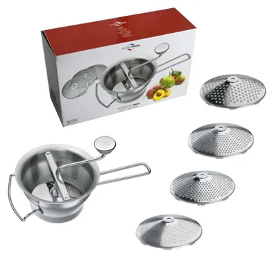 Produktbild von Küchenprofi Passiergerät PROFI, Edelstahl, Edelstahl, Rund, 21,1 cm, 206 mm, 1,48 kg
