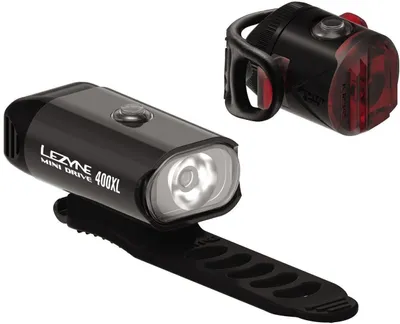 Obrázok produktu pre Lezyne Mini Drive 400XL / Femto USB Drive Black Front 400 lm / Rear 5 lm Cyklistické svetlo