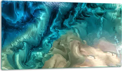Produktbild von Glasschneidebrett Herdabdeckplatte Glaskeramikkochfeld Universal 52x30 cm Landschaft Meer