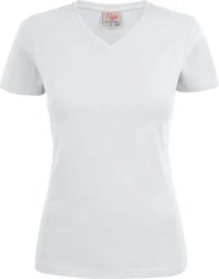 Produktbild von Damen T-Shirt V-Ausschnitt Heavy Serie, 160g/m², mit verstärkten Schulternähten