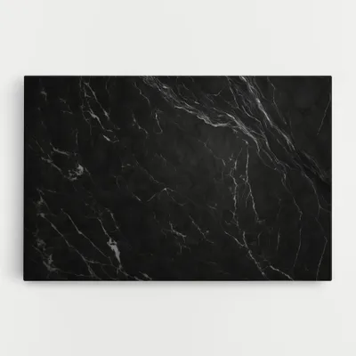 Produktbild von ARTHUB® Leinwandbild 80x120 cm, Black Marble | Wohnzimmerdekoration, Hängende Bilder, Wanddekoration, Heimdekoration, Abstrakte, Marmor