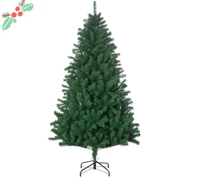 Produktbild von Weihnachtsbaum 1,8 m Künstlicher Weihnachtsbaum, Weihnachtsbaum Christbaum für Weihnachten-Dekoration Grün Ø120 x 180H cm